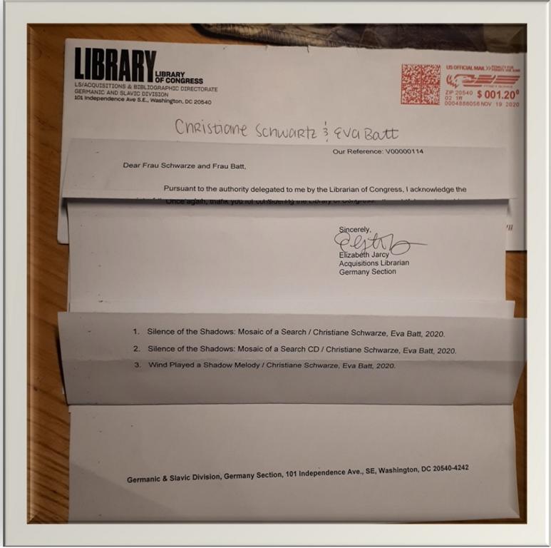 Library of Congress Envelope